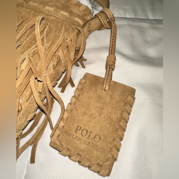 Fabulous Polo/Ralph Lauren purse with fringe. New/never worn! - Picture 3 of 7